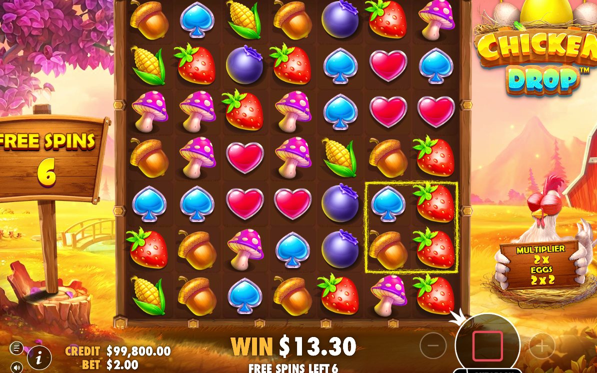 Free Spins round played on the 7x7 grid