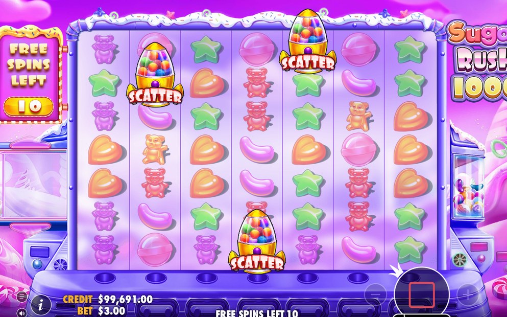 Free Spins round with special reels in play